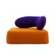 Fauteuil mandarine-violet CHAT Softline