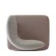 Fauteuil rose pâle-gris clair CHAT Softline