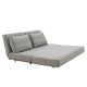 Canapé lit gris CITY Softline, position couchage