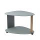 Table basse XL acier vert pastel & cuir Nupo vert pastel Lind DNA