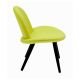 Chaise lounge tissu Divina coloris vert anis ORLANDO Softline