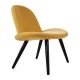 Chaise lounge tissu Divina coloris jaune d'or ORLANDO Softline