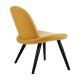 Chaise lounge tissu Divina coloris jaune d'or ORLANDO Softline