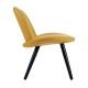 Chaise lounge tissu Divina coloris jaune d'or ORLANDO Softline