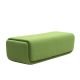 Pouf grand modèle BASKET tissu Felt vert Softline