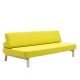 Canapé lit jaune LAZY Softline