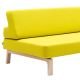 Canapé lit jaune LAZY Softline