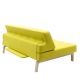 Canapé lit jaune LAZY Softline