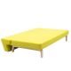 Canapé lit jaune position couchage LAZY Softline