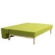 Canapé lit vert citron position couchage LAZY Softline