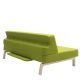 Canapé lit vert citron LAZY Softline