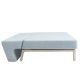 Canapé lit bleu position couchage LAZY Softline