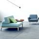 Canapé lit bleu LAZY Softline