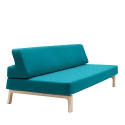Canapé lit turquoise LAZY Softline