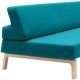 Canapé lit turquoise LAZY Softline