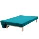 Canapé lit turquoise position couchage LAZY Softline