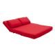  Canapé lit rouge profond CITY Softline, position couchage