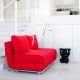  Canapé lit rouge profond CITY Softline