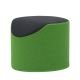 Pouf CORAL Softline, revêtu tissu Felt vert/noir