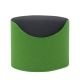 Pouf CORAL Softline, revêtu tissu Felt vert/noir