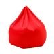 Pouf MAGNUM Softline, tissu Beaver rouge