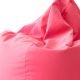 Pouf MAGNUM Softline, tissu Divina rose pâle