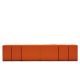  KUBOLETTO Milano Bedding orange, position bain de soleil 