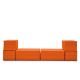  KUBOLETTO Milano Bedding orange, position banquette 