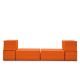  KUBOLETTO Milano Bedding orange, position banquette 