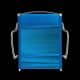 Fauteuil outdoor bleu PLOT Metalmobil