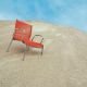 Fauteuil outdoor orange PLOT Metalmobil