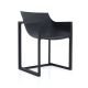 Fauteuil outdoor noir WALL STREET Vondom