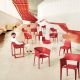 Fauteuil outdoor rouge WALL STREET et collection de fauteuils Vondom