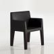 Fauteuil outdoor noir JUT Vondom