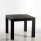 Table outdoor carrée noire JUT Vondom