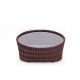 Table basse Ø 60, multicolore marron KENTE Varaschin