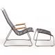 Chaise longue avec repose-pieds CLICK Houe