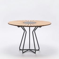 Table ronde en bambou & granit CIRCLE Houe