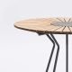 Table ronde en bambou & granit Ø 110 cm CIRCLE Houe