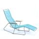 Chaise longue sunrocker coloris turquoise CLICK Houe