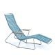 Chaise longue sunrocker coloris bleu pétrole CLICK Houe