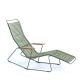 Chaise longue sunrocker coloris vert olive CLICK Houe