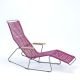 Chaise longue sunrocker coloris fuschia CLICK Houe