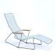 Chaise longue sunrocker coloris bleu fumée CLICK Houe