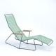 Chaise longue sunrocker coloris vert sauge CLICK Houe