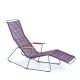 Chaise longue sunrocker coloris violet foncé CLICK Houe