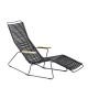 Chaise longue sunrocker coloris noir CLICK Houe