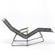 Chaise longue sunrocker coloris noir CLICK Houe