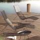 Chaises longues sunrocker coloris noir CLICK Houe