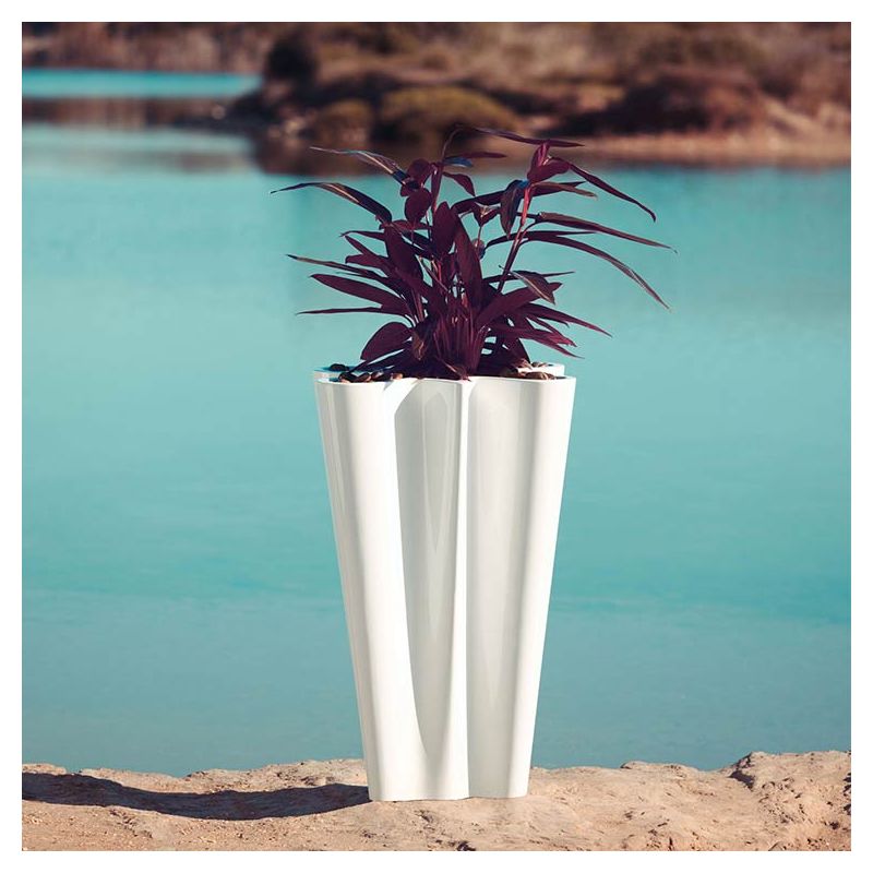 Pot design pour plantes d'intérieur- Bronze